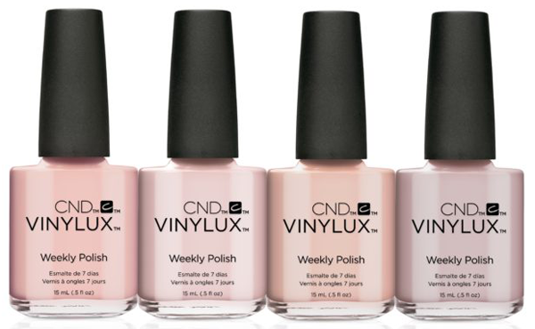 Набір лаків Vinylux NUDE CND Vinylux Nude Collection Set 4 лаки+1 закріплювач, по 15 мл
