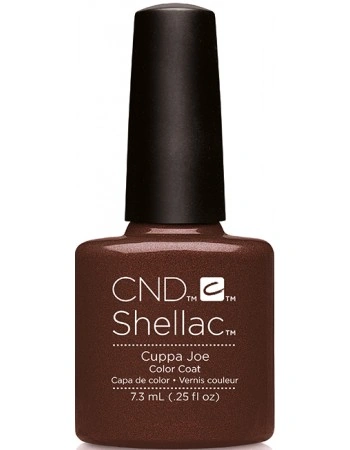 Гель-лак CND Shellac 277 Cuppa Joe коричневий, емаль 7,3 мл