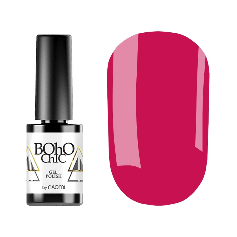 Гель-лак Boho Chic Gel Polish BC143 малиново-рожевий, емаль 6 мл