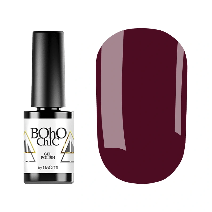 Гель-лак Boho Chic Gel Polish BC156 бордовий, емаль 6 мл