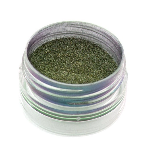 Пудра-втирка "Призма-Хамелеон" Naomi Prism-Chameleon Powder 06 золотисто-салатовий хамелеон 0,5 г