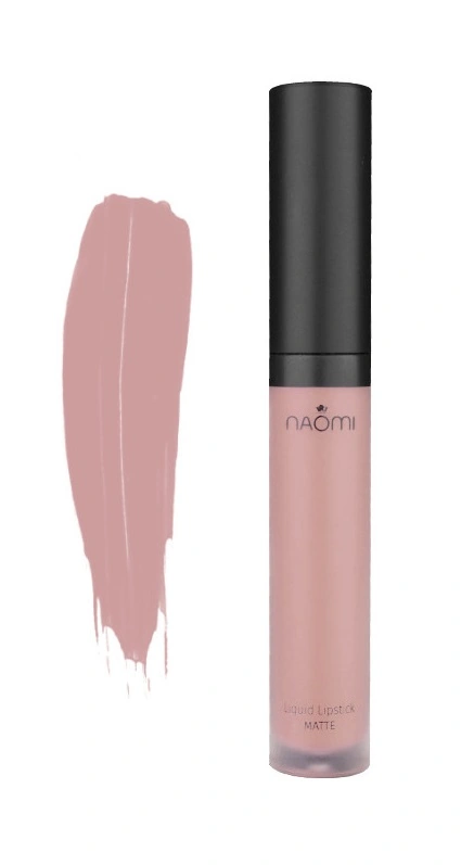Рідка матова помада Naomi Liquid Lipstick Matte Celebrity Nude нюдова 6 мл