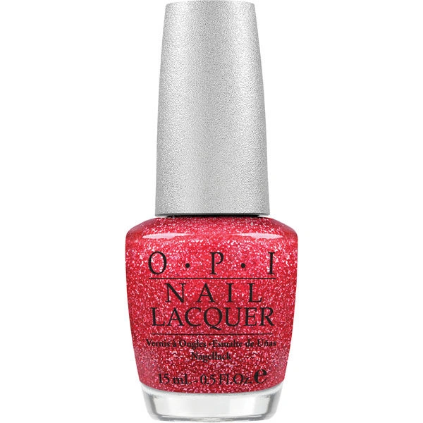 Лак OPI DS Bold рожевий, щільні блискітки 15 мл
