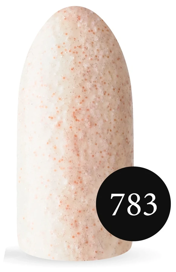 Пісочний гель-лак Koto Sandy Gel Polish №783 10мол бежевий з помаранчевим пісочком