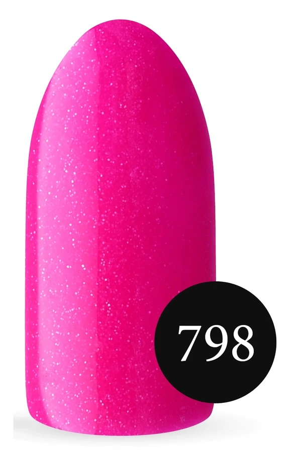 Пісочний гель-лак Koto Sandy Gel Polish №798 10мол яскраво-рожевий, неоновий, пісочний