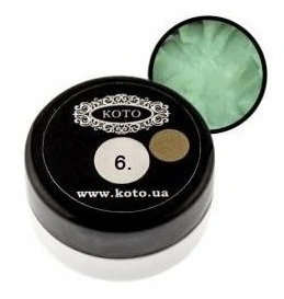 3D гель-пластелін Koto 3D Plasticine №06 світло-зелений 5г