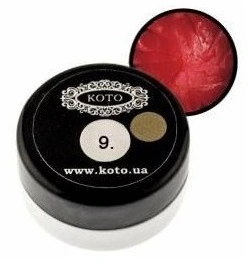 3D гель-пластелін Koto 3D Plasticine №09 червоний 5г