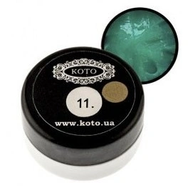 3D гель-пластелін Koto 3D Plasticine №11 зелено-бірюзовий 5г