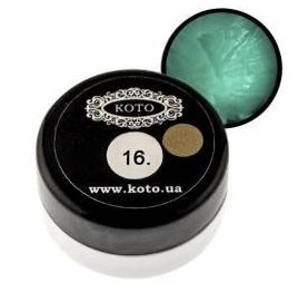 3D гель-пластелін Koto 3D Plasticine №16 темно-бірюзовий 5г
