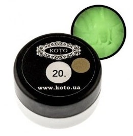 3D гель-пластелін Koto 3D Plasticine №20 салатовий 5г