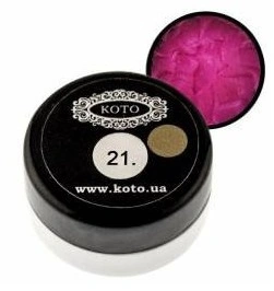 3D гель-пластелін Koto 3D Plasticine №21 яскрава фуксія 5г