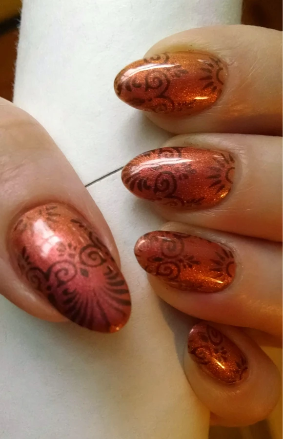 Гель-лак ORLY Gel FX Rose-Bronze Chrome бронзовий з рожевим відтінком, з мікроблиском 9 мл