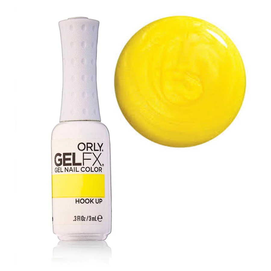 Гель-лак ORLY Gel FX Hook Up неоновий жовтий, з мікро-шиммером 9 мл