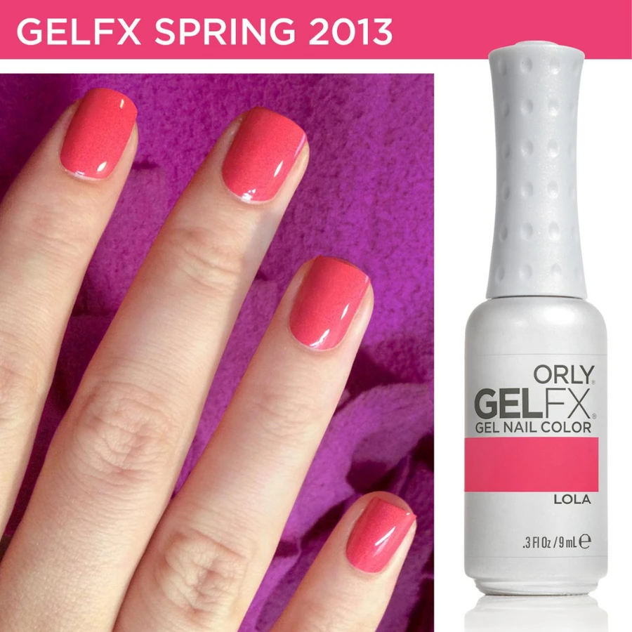Гель-лак ORLY Gel FX Lola насичений рожевий, емаль 9 мл
