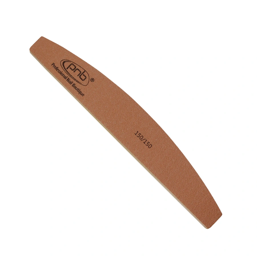 Пилка для нігтів PNB Gold Brown 150/150 грит півколо 150/150 грит