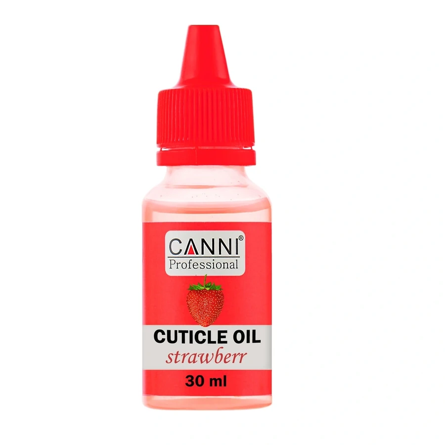 Олія для кутикули Canni Cuticle Oil Strawberry полуниця 30 мл