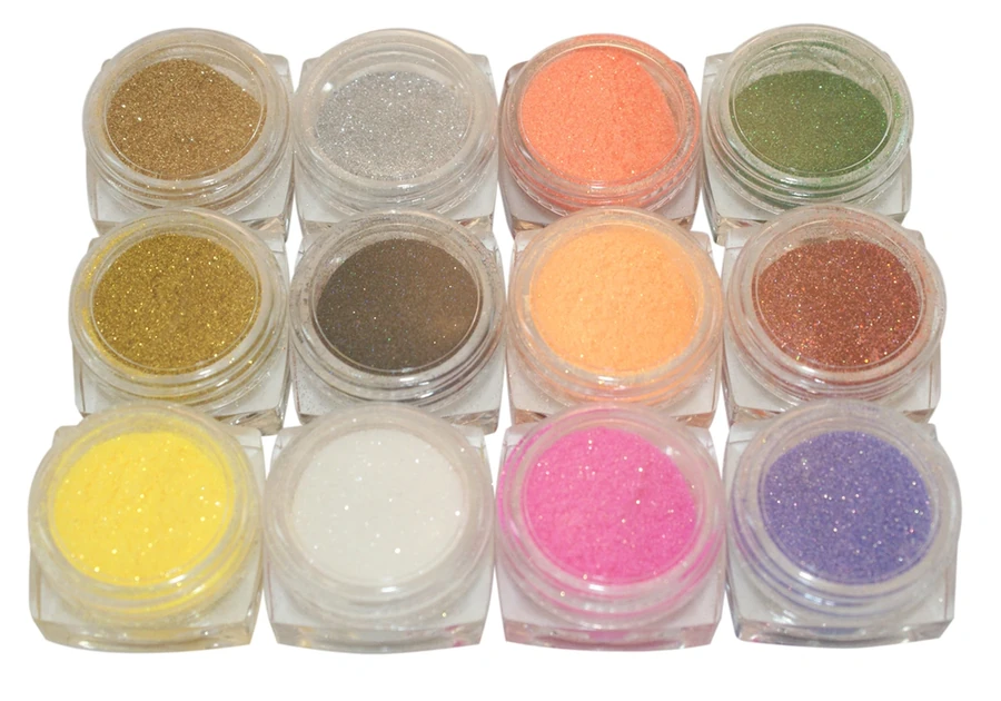 Набір блискіток YRE Glitter Sand 12 in 1 кольоровий/однотонний