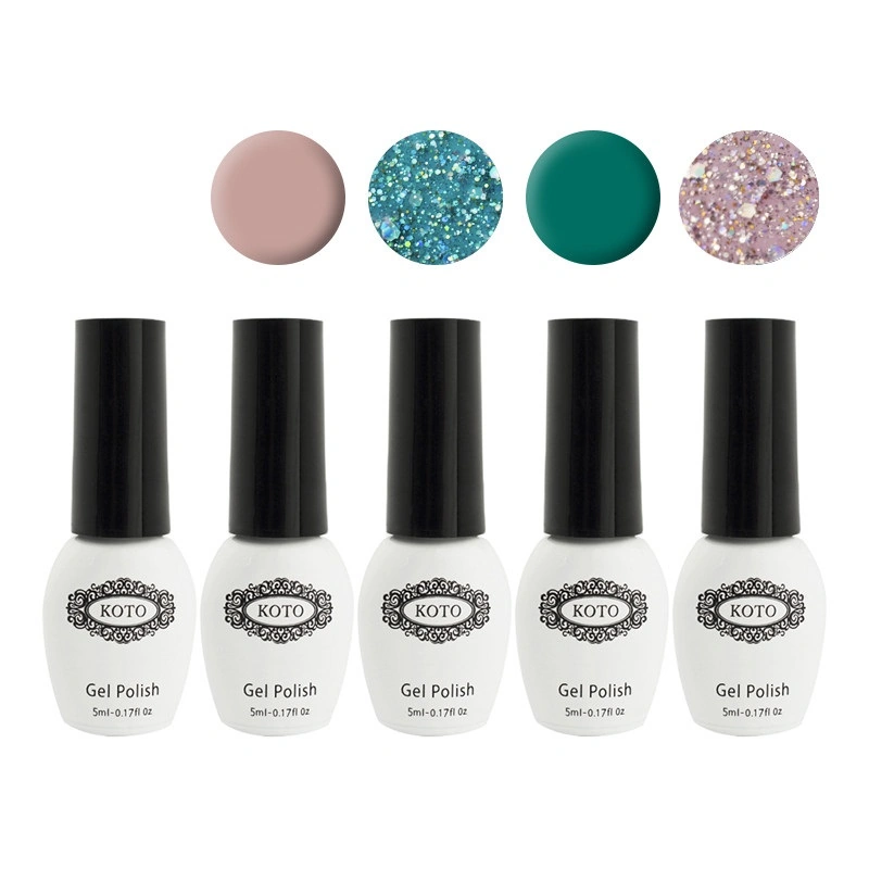 Подарунковий набір №4 Koto Gel Polish Set №4 Beige Green бежево-зелений