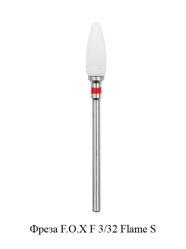 Фреза керамічна F 3/32 Flame S 1 FOX F 3/32 Flame S 1 Red Long