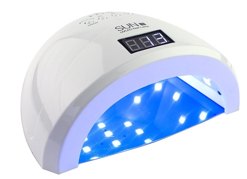 UV/LED лампа з дисплеєм FOX SUN 1 S UV LED 48 W White біла