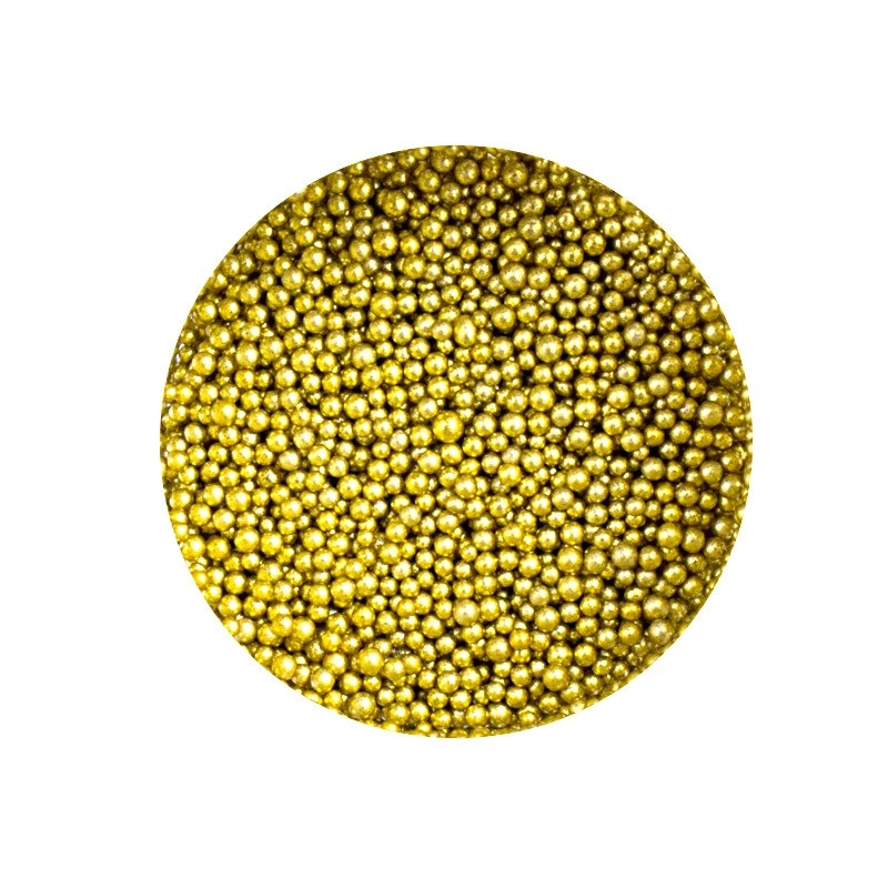 Бульйонки Naomi 007 Nail Beads Gold золото, скло 4 г