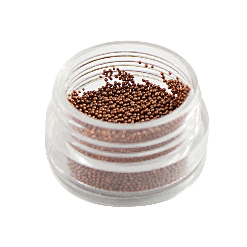 Бульйонки Naomi 010 Nail Beads Copper мідний, скло 4 г