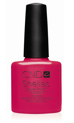 Гель-лак CND Shellac Pink Bikini яскраво-рожевий, емаль 7,3 мл