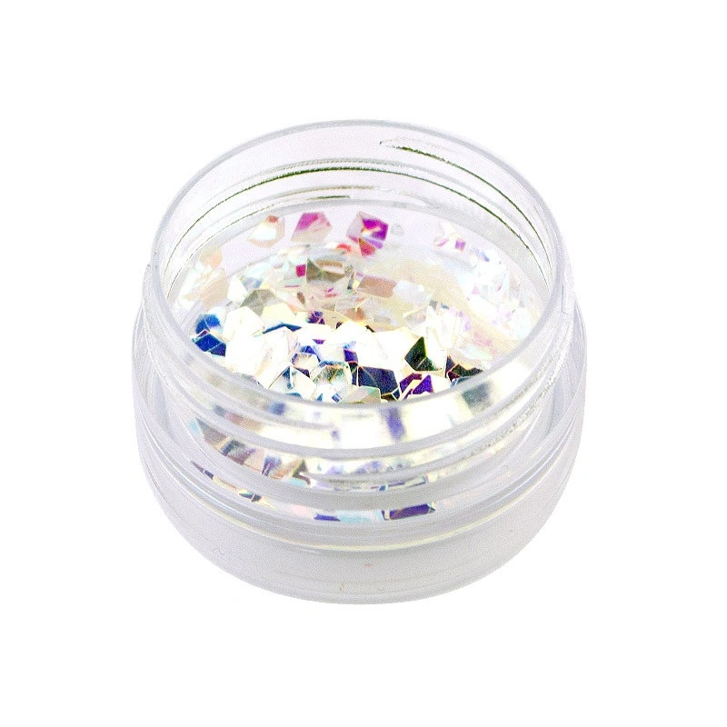Декор для нігтів Naomi 008 Decor For Nails 3D White-Yellow Diamond діамант білий-жовтий, 0,5 г