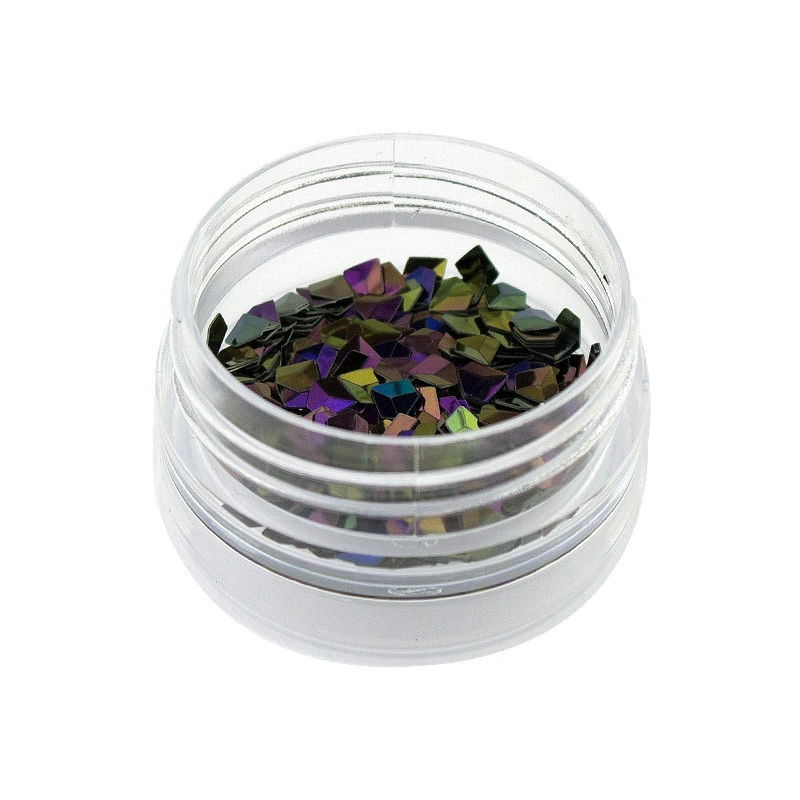 Декор для нігтів Naomi 010 Decor For Nails 3D Purple Diamond діамант фіолетовий, 0,5 г