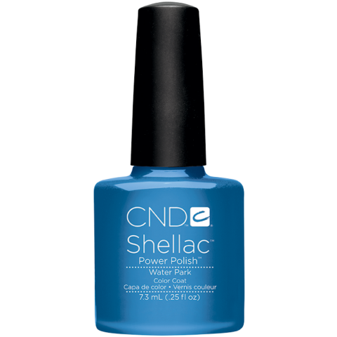 Гель-лак CND Shellac Water Park синій, перламутр 7,3 мл