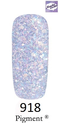 Гель-лак FOX Gel-Polish Masha Create Pigment №918 світло-фіолетовий перламутровий з ефектом слюди 6 мл