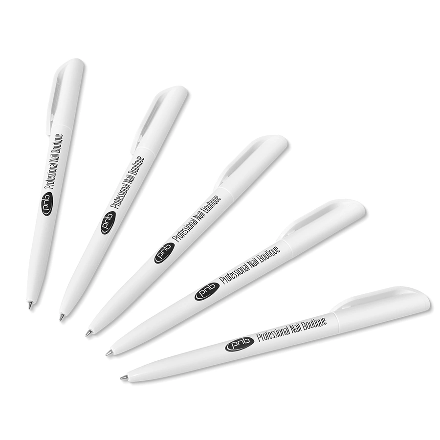 Ручка біла кулькова PNB White Pen