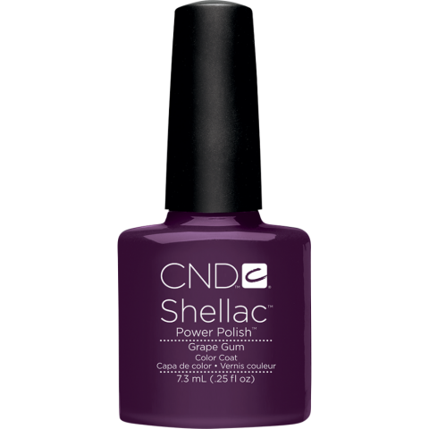Гель-лак CND Shellac Grape Gum класичний фіолетовий, перламутр 7,3 мл
