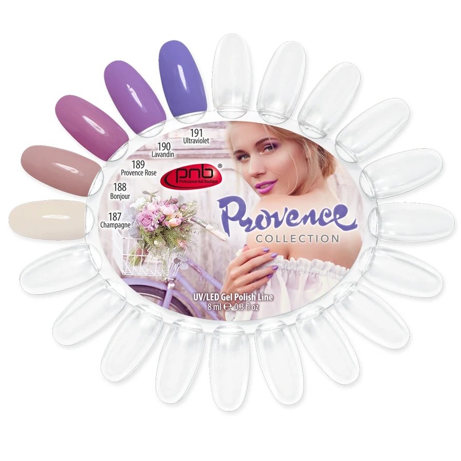 Палітра Provence PNB Color Palette Provence (187-191) 187-191 колір