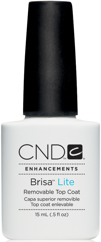 Фінішне покриття для гелів системи Brisa CND Brisa Lite Removable Top Coat 15 мл