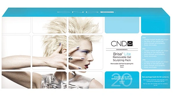 Набір розчинних гелів для моделювання нігтів CND Brisa Lite Sculpting Pack