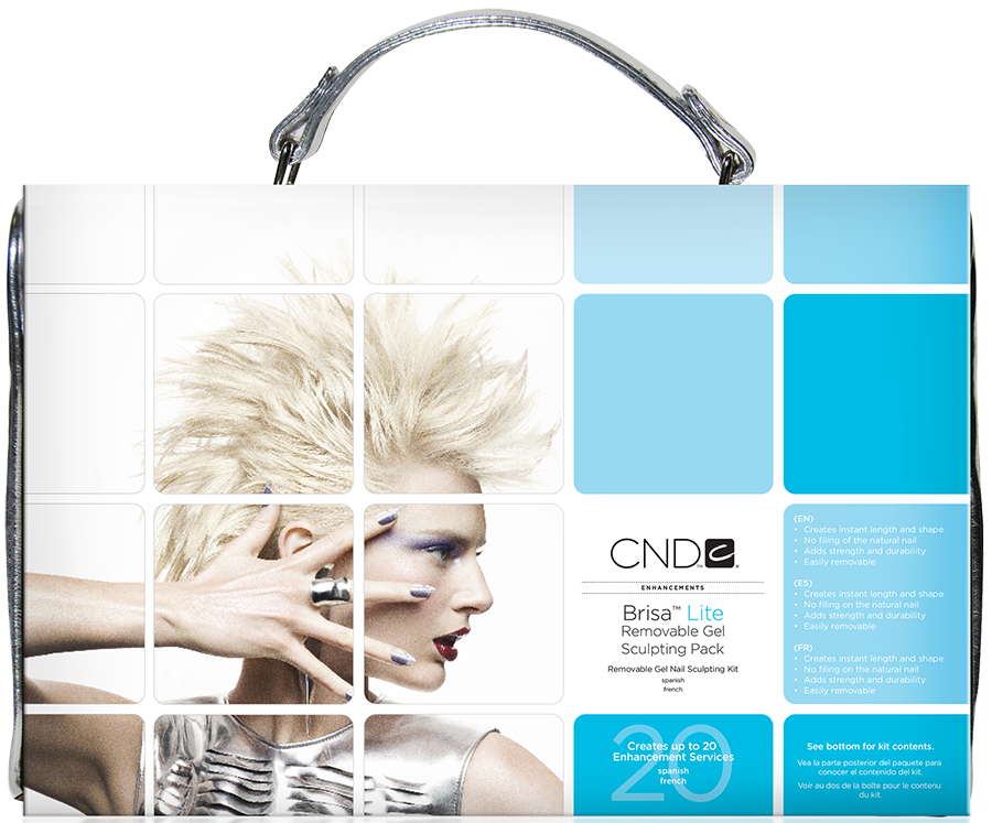 Набір розчинних гелів для моделювання нігтів CND Brisa Lite Sculpting Pack