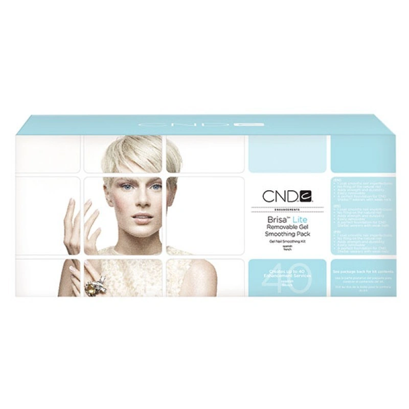 Набір розчинних гелів для зміцнення нігтів CND Brisa Lite Smoothing Pack