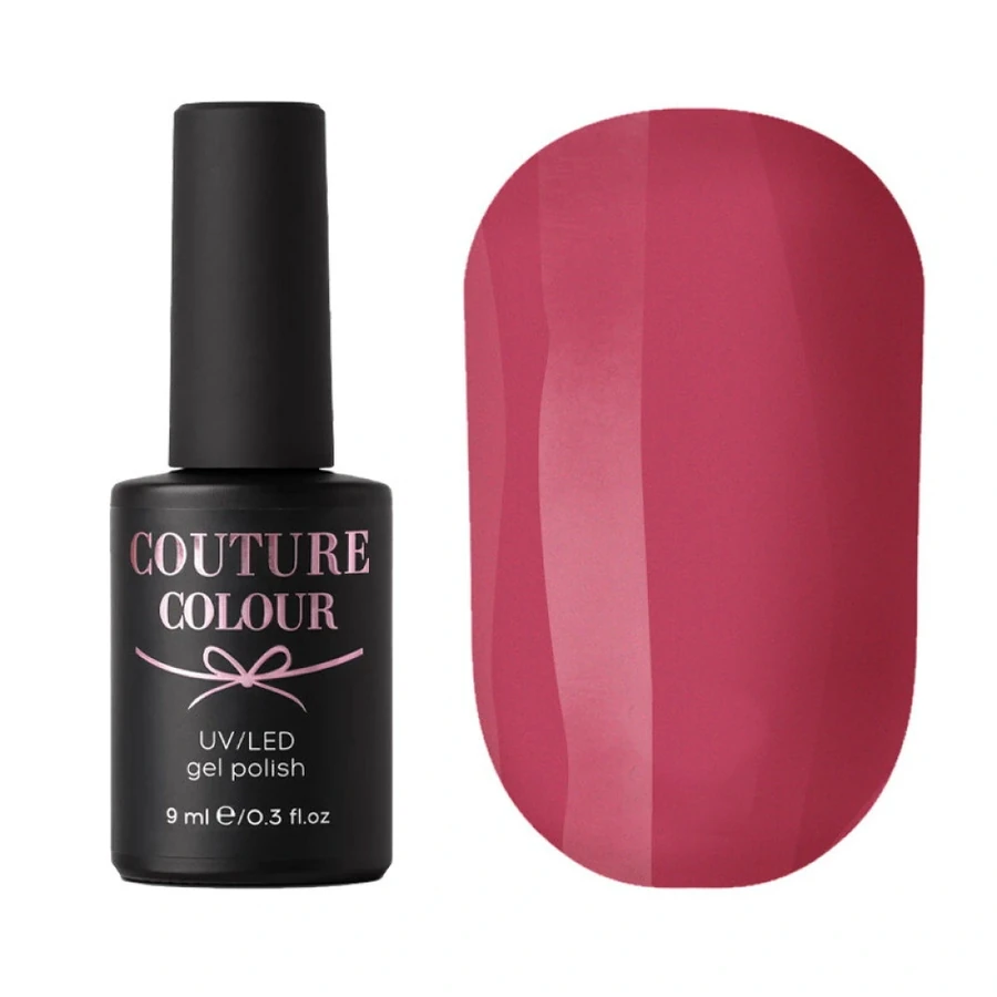 Гель-лак Couture Colour Gel Polish 019 рожево-малиновий, емаль 9 мл