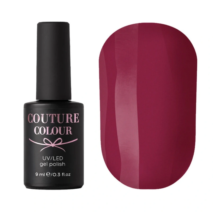 Гель-лак Couture Colour Gel Polish 025 малинове бордо, емаль 9 мл