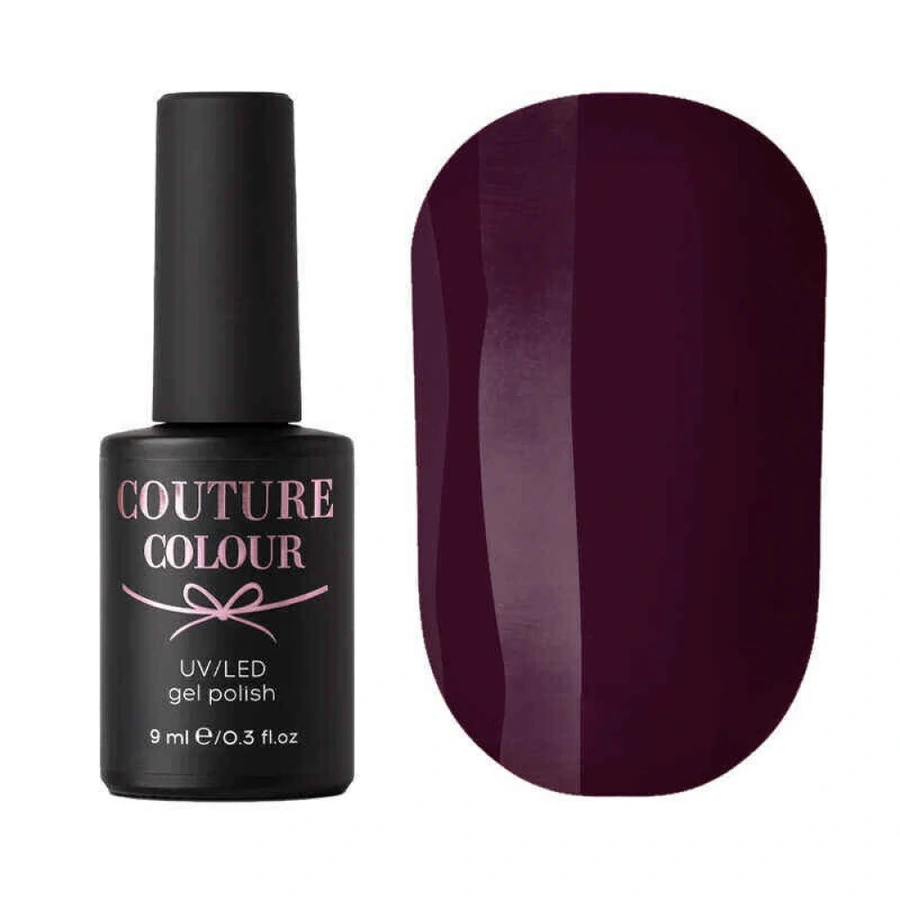 Гель-лак Couture Colour Gel Polish 034 бордово-фіолетовий, емаль 9 мл