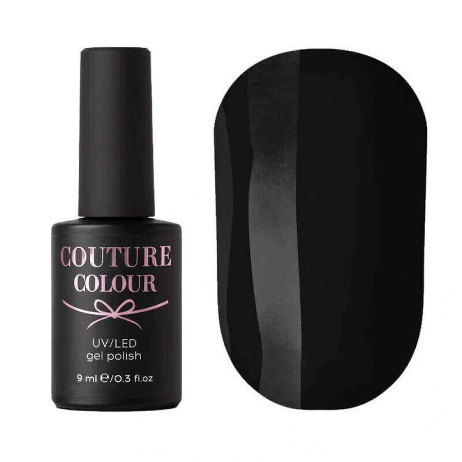 Гель-лак Couture Colour Gel Polish 036 чорний, емаль 9 мл