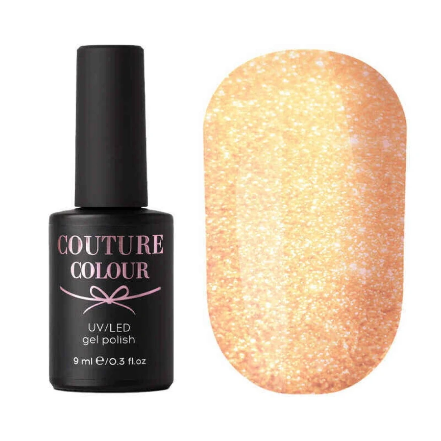 Гель-лак Couture Colour Gel Polish 061 золотий, з шимером 9 мл