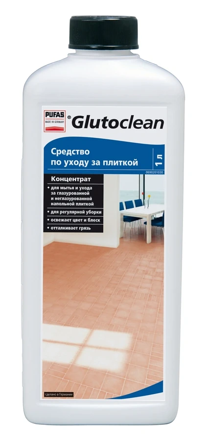 Засіб для догляду за плиткою Glutoclean Fliesen Wisch Pflege 1 л