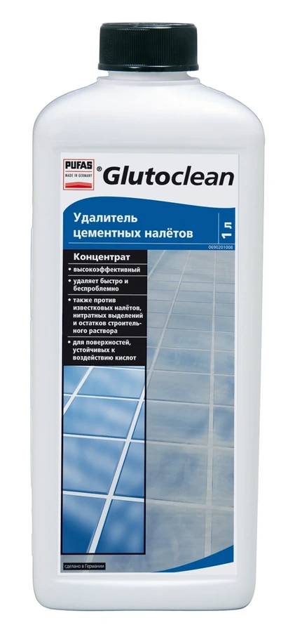 Видальник цементних нальотів Glutoclean Zementschleier Entferner 1 л