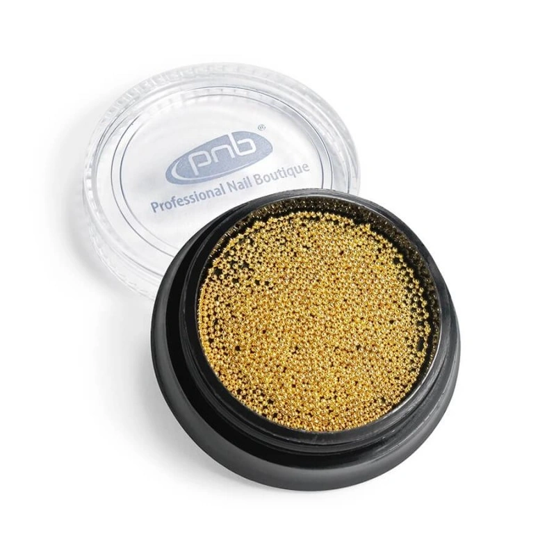Бульйонки металеві PNB Metal Beads Gold золото 0,6 мм