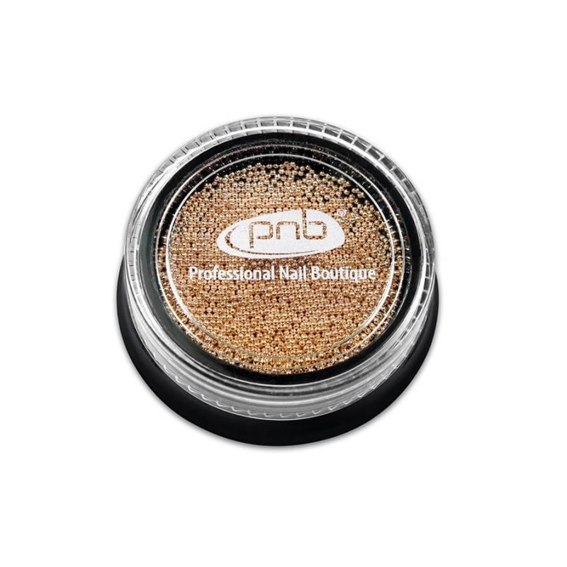 Бульйонки металеві PNB Metal Beads Pink Gold рожеве золото 0,6 мм