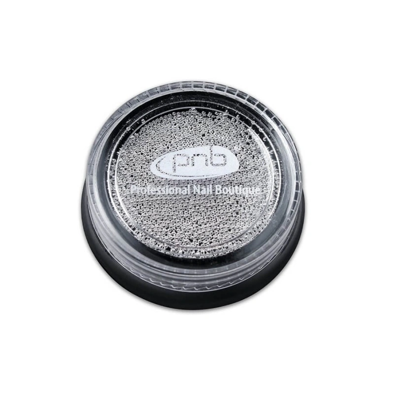 Бульйонки металеві PNB Metal Beads Silver срібло 0,8 мм