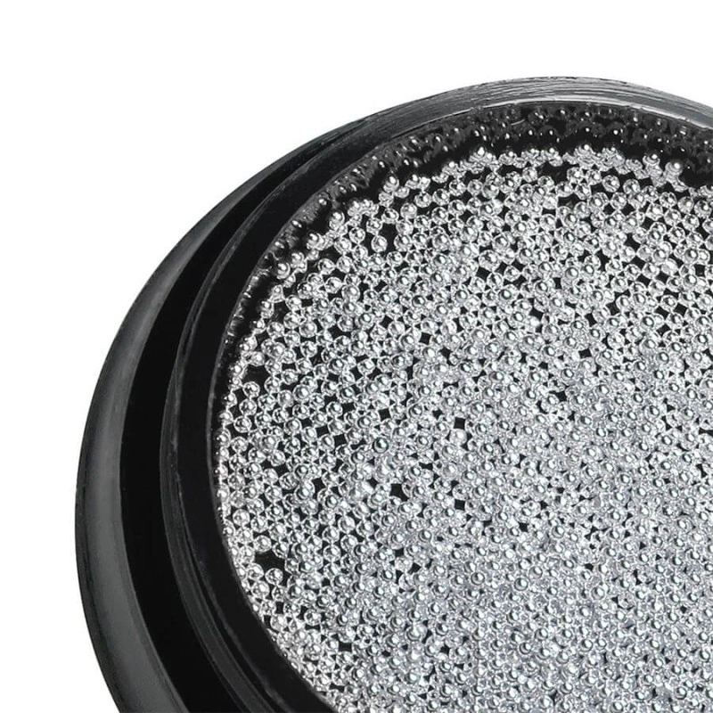 Бульйонки металеві PNB Metal Beads Silver срібло 0,8 мм