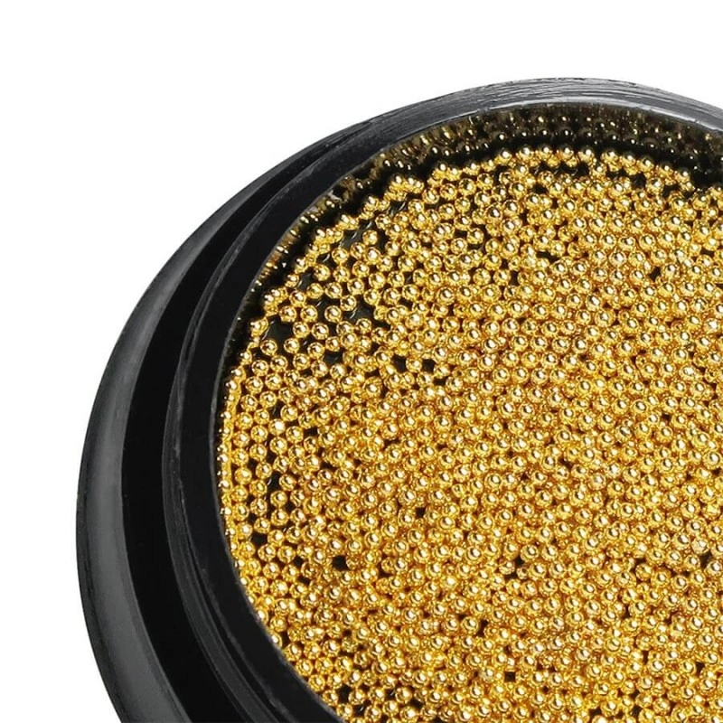 Бульйонки металеві PNB Metal Beads Gold золото 0,8 мм